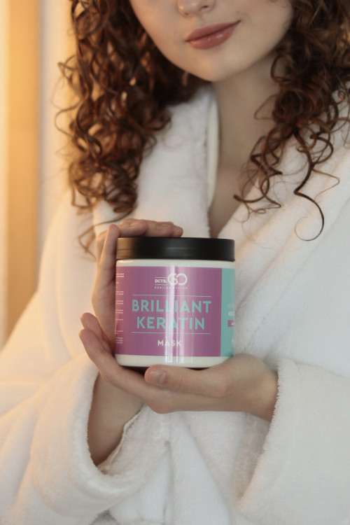 Kератиновая маска для любого типа волос 250 мл. Keratin SPA hair repair в Тюмени