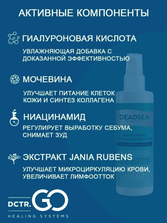 Dctr.Go Очищающий гель для умывания лица с церамидами  250 мл в Тюмени