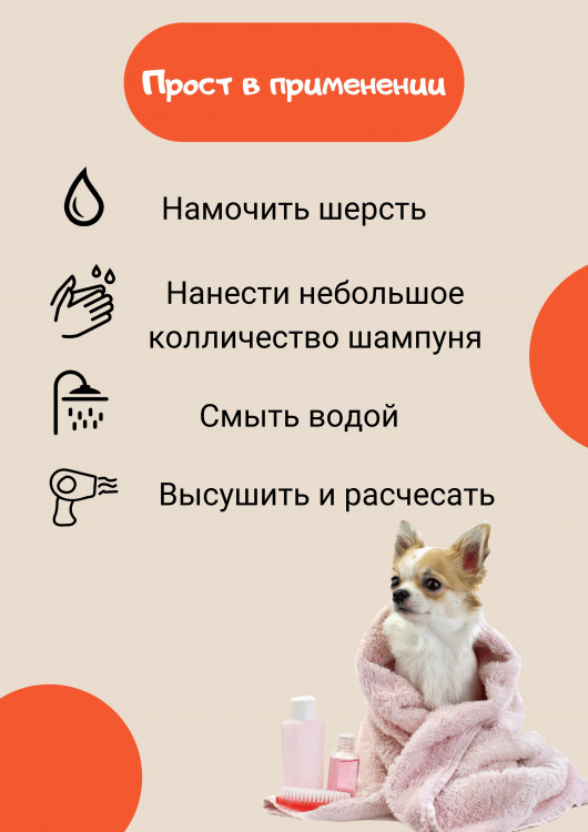 Dctr.Go Шампунь-бальзам для животных  Sнampoo Therapy "Мультиуход" 250 ml в Тюмени