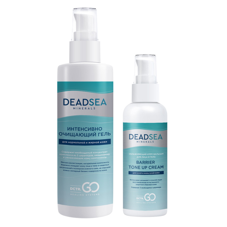 Dctr.Go Набор очищающий гель 250 мл и увлажняющий крем для лица с церамидами 100 мл в Тюмени